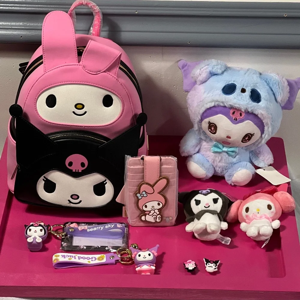 Loungefly X My Melody-Kuromi Bundle